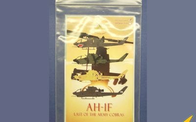 Aeroscale review of AH-1F Last of the Army Cobras decals & DVD package
