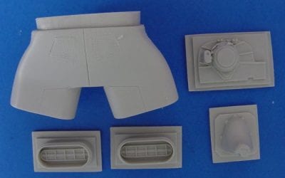 ARC Review 1/35 AH-1W Turned Exhausts Conversion set Product # 35-07 for MPC/APV Club kit