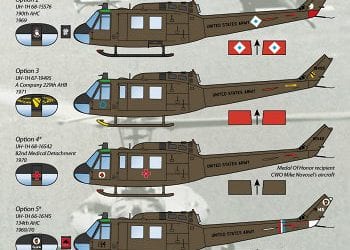 Modeling Madness reviews “Ride of the Valkyries” decal sheet for the Kitty Hawk Uh-1D/H