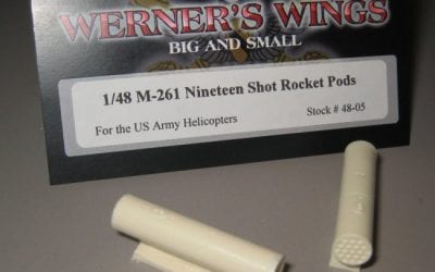 Werner's Wings Resin 48-03 M-260 Seven shot Rocket Pod